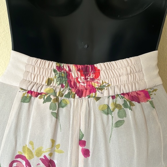 Zara Floral Sheer Pant Medium - Picture 9 of 11